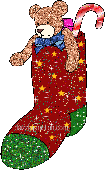 Bear In Stocking