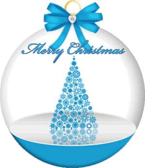 Christmas Tree Blue