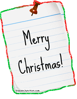 Merry Christmas Note