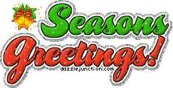 Seasons Greetings Glitter