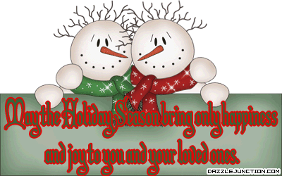 Snowmen Holiday Love