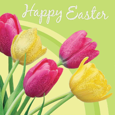 Happy Easter Tulips