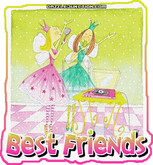 Cute fairy graphic that says Best Friends.