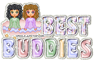 Cute children graphic that says Best Buddies.