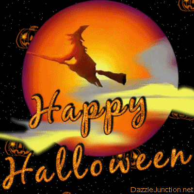 Halloween Moon Witch