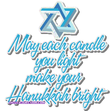 Candle Make Hanukkah Bright