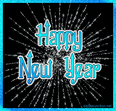 Happy New Year Blue