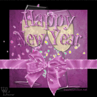 Happy New Year Bow