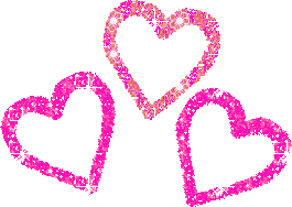 3 Pink Hearts