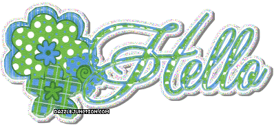 Green floral glitter greeting image that says Hello