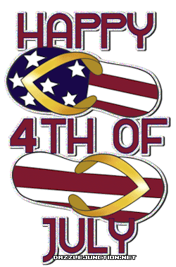 Happy 4th Of July Flipflops