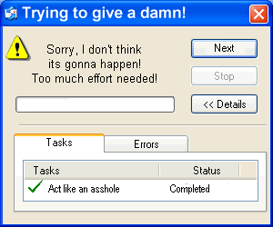 Not Going To Happen