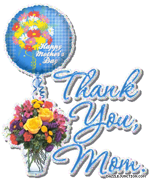Thank You Mom Blue